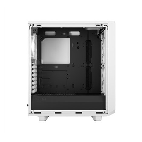 Fractal Design | Meshify 2 Compact Lite | Side window | White TG Clear | Mid-Tower | Power supply included No | ATX - 11